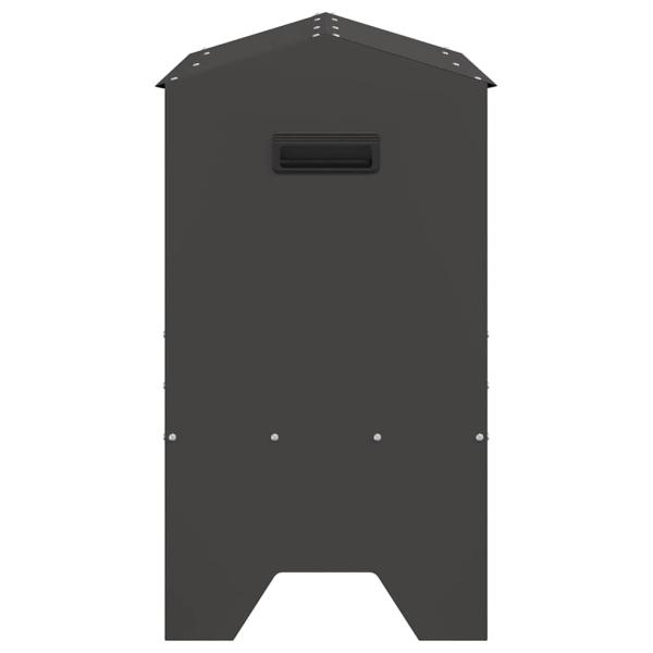 Futtertröge für Nutztiere Schwarz 79 x 35 x 62 cm