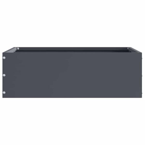 Raseneinfassung 6 pcs Anthrazit 40 x 40 x 13 cm Stahl