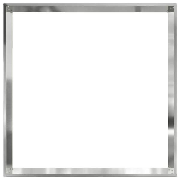 Raseneinfassung 6 pcs Silber 60 x 60 x 13 cm Verzinkter Stahl