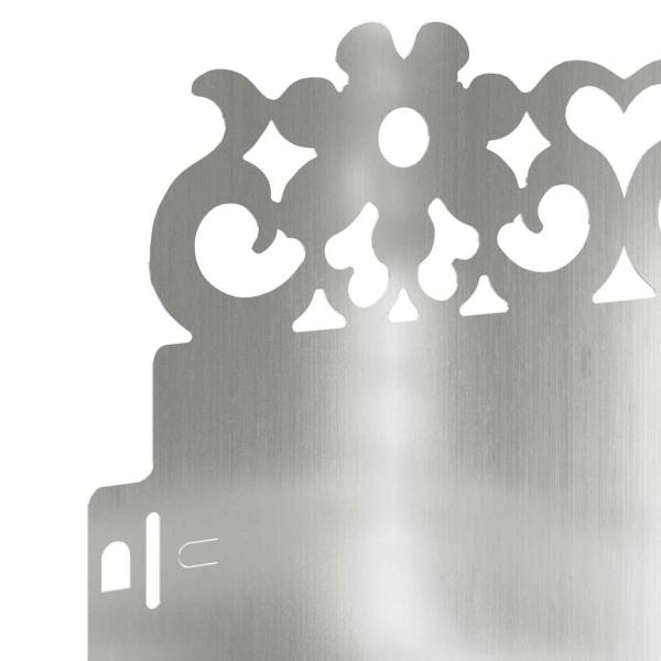 Rasenkanten 30 pcs Silber 103 x 0,05 x 22 cm Verzinkter Stahl