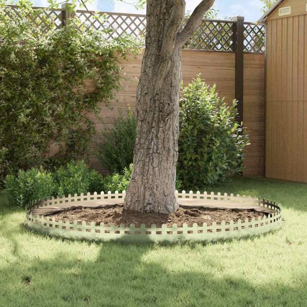 Rasenkanten 30 pcs Silber 103 x 0,05 x 22 cm Edelstahl