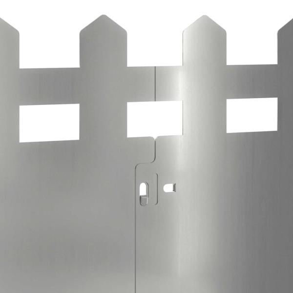 Rasenkanten 10 pcs Silber 103 x 0,05 x 22 cm Verzinkter Stahl