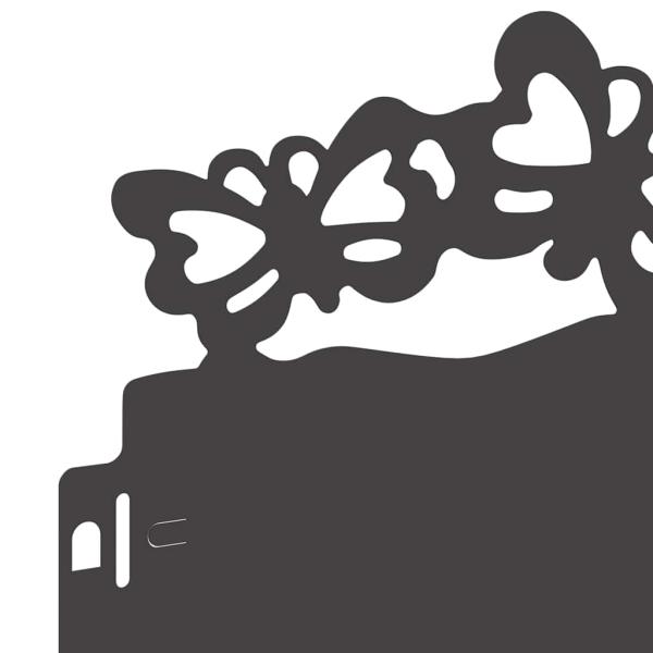 Rasenkanten 30 pcs Schwarz 103 x 0,05 x 22 cm Stahl