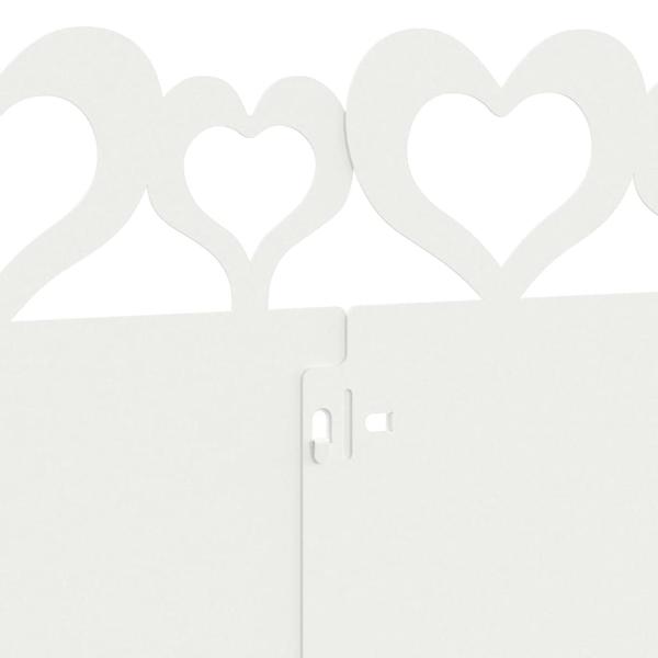 Rasenkanten 30 pcs Weiß 103 x 0,05 x 22 cm Stahl