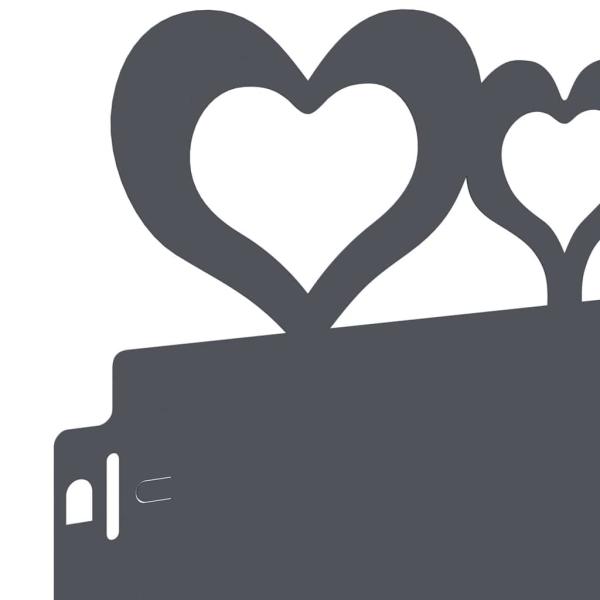 Rasenkanten 20 pcs Anthrazit 103 x 0,05 x 22 cm Stahl