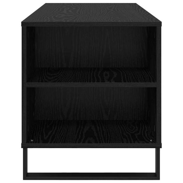 Couchtisch Schwarz Eichen-Optik 102 x 44,5 x 50 cm