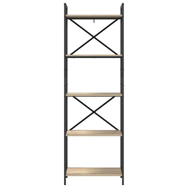 Bücherregal Sonoma-Eiche 56 x 34 x 171 cm Holzwerkstoff