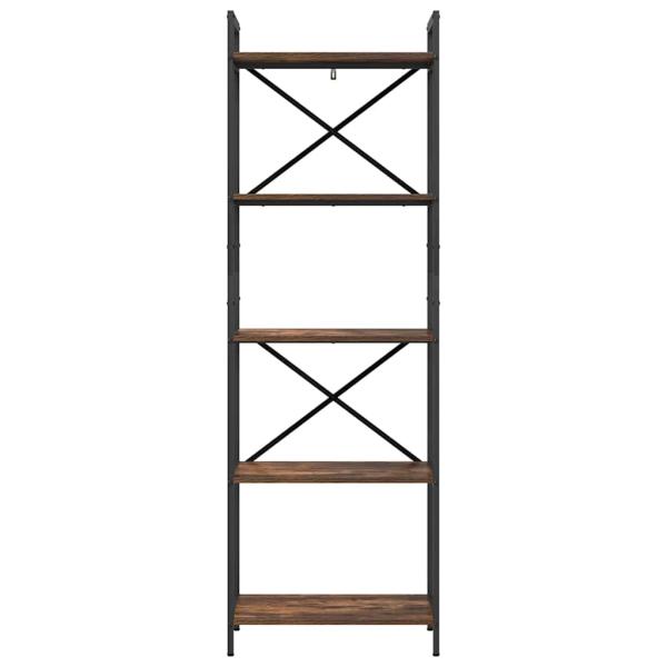 Bücherregal Geräucherte Eiche 56 x 34 x 171 cm Holzwerkstoff