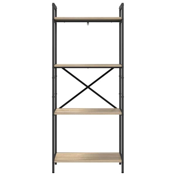 Bücherregal Sonoma-Eiche 56 x 34 x 133,5 cm Holzwerkstoff