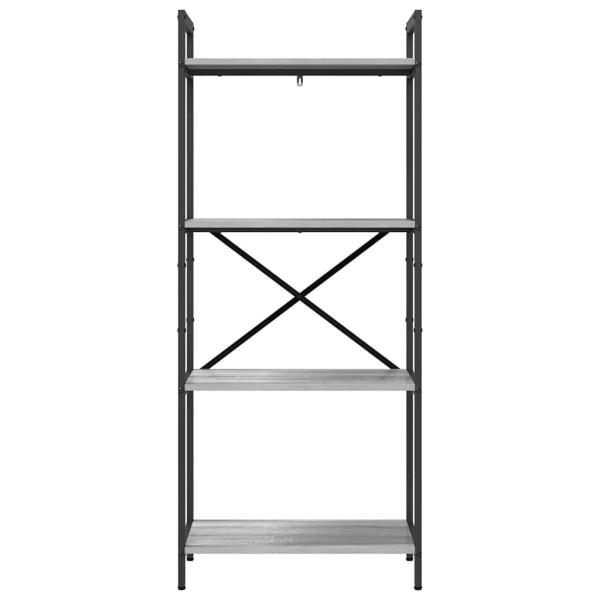 Bücherregal Graues Sonoma 56 x 34 x 133,5 cm Holzwerkstoff
