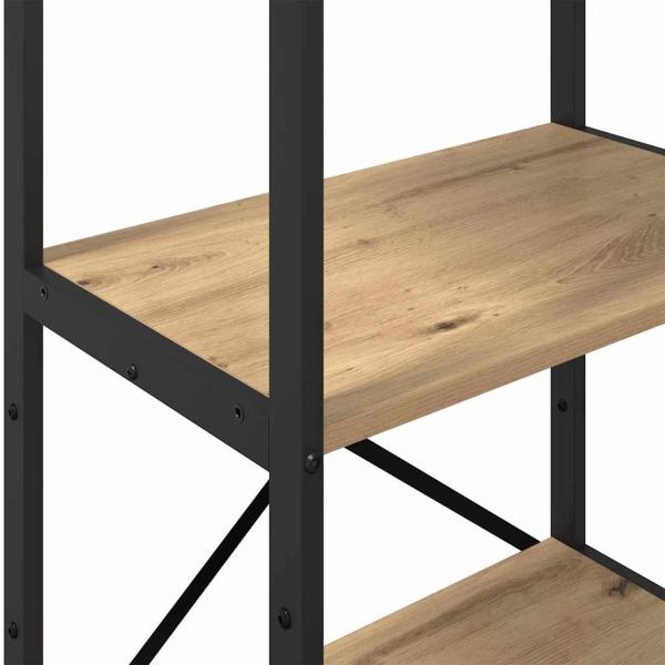 Bücherregal Artisan-Eiche 56 x 34 x 133,5 cm Holzwerkstoff