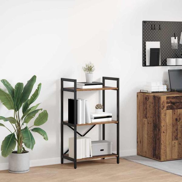 ARDEBO.de - Bücherregal Altholz 56 x 34 x 96 cm Holzwerkstoff