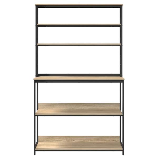 Küchenregal Sonoma-Eiche 100 x 40 x 168 cm Holzwerkstoff