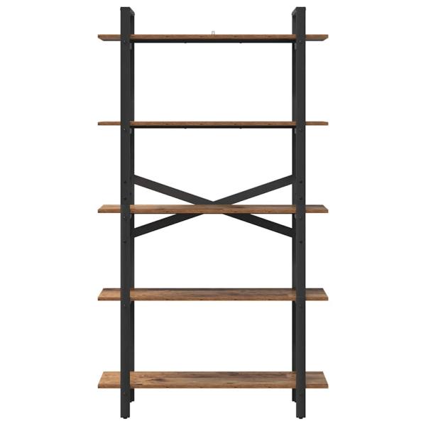 Bücherregal Altholz 100 x 33,5 x 178 cm Holzwerkstoff