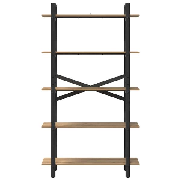 Bücherregal Artisan-Eiche 100 x 33,5 x 178 cm Holzwerkstoff