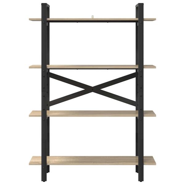 Bücherregal Sonoma-Eiche 100 x 33,5 x 140 cm Holzwerkstoff