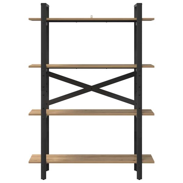 Bücherregal Artisan-Eiche 100 x 33,5 x 140 cm Holzwerkstoff