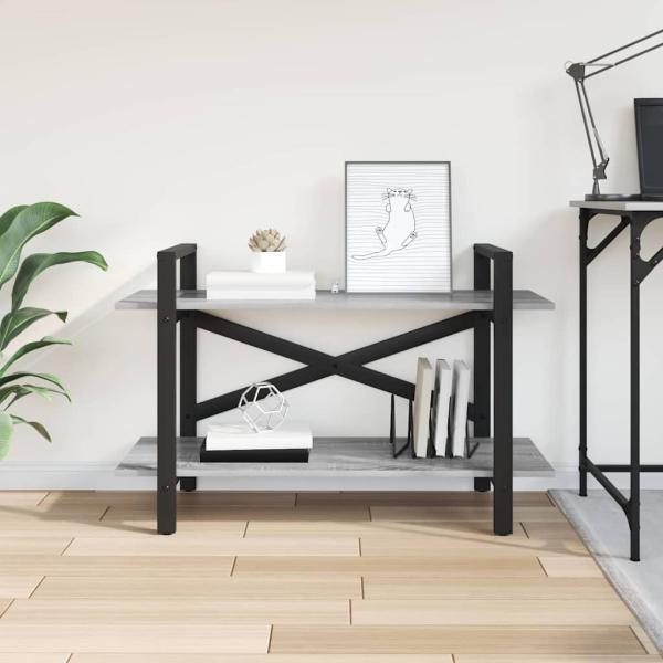 Bücherregal Graues Sonoma 100 x 33,5 x 64 cm Holzwerkstoff