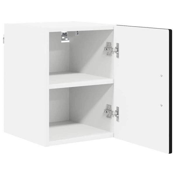 Küchenwandschrank mit Tür Schwarz 30 x 31 x 40 cm Holzwerkstoff