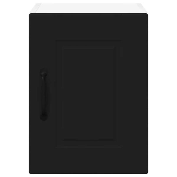 Küchenwandschrank mit Tür Schwarz 30 x 31 x 40 cm Holzwerkstoff