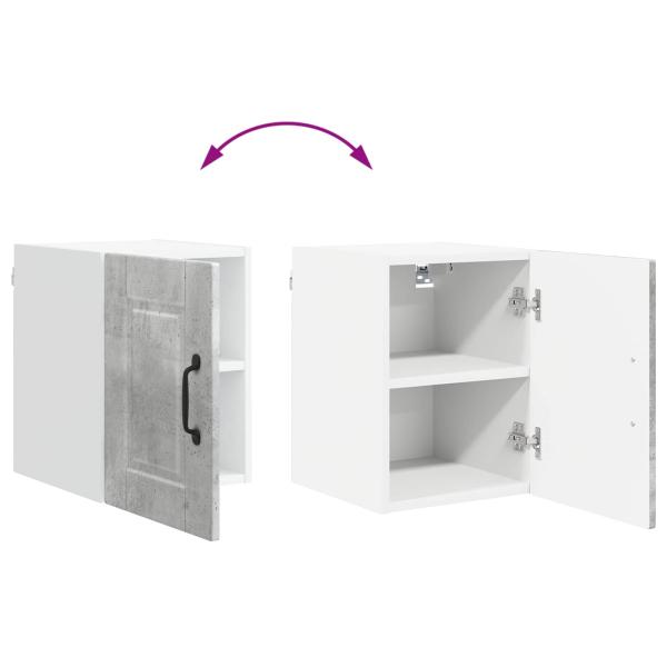 Küchenwandschrank Beton Grau 30 x 31 x 40 cm Holzwerkstoff