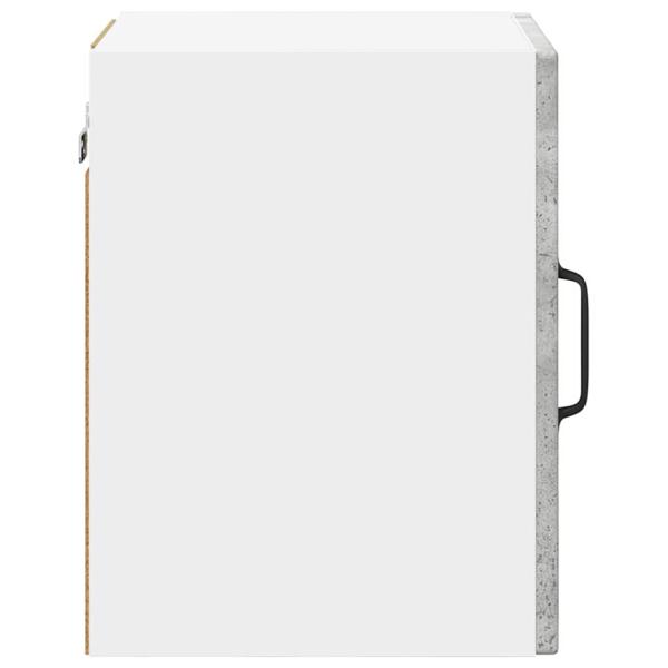 Küchenwandschrank mit Regal 2 pcs Beton Grau 30 x 31 x 40 cm