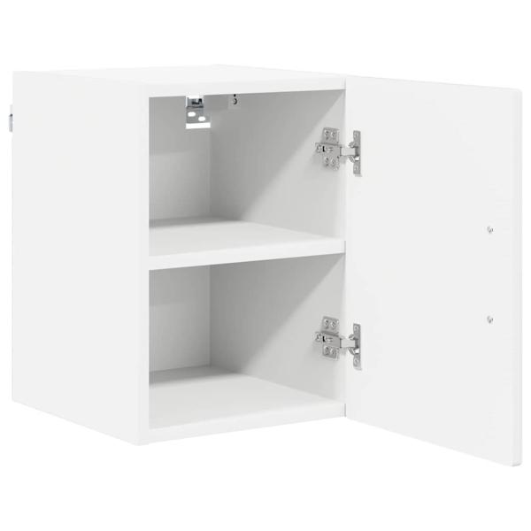Küchenwandschrank mit Tür 2 pcs Hochglanz Weiß 30 x 31 x 40 cm