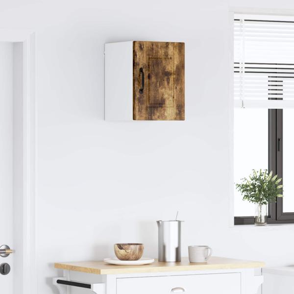 Küchenwandschrank mit Regal Geräucherte Eiche 30 x 31 x 40 cm