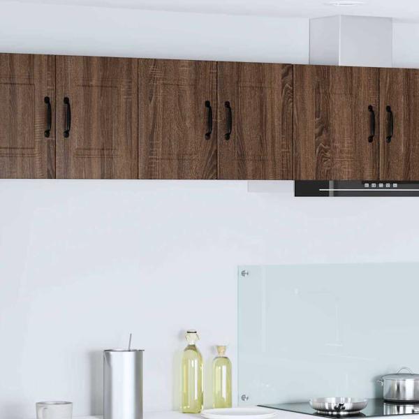 ARDEBO.de - Küchenwandschrank mit Regal Braun Eichen-Optik 30 x 31 x 40 cm