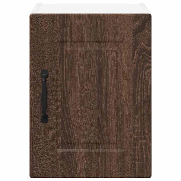 Küchenwandschrank mit Regal Braun Eichen-Optik 30 x 31 x 40 cm