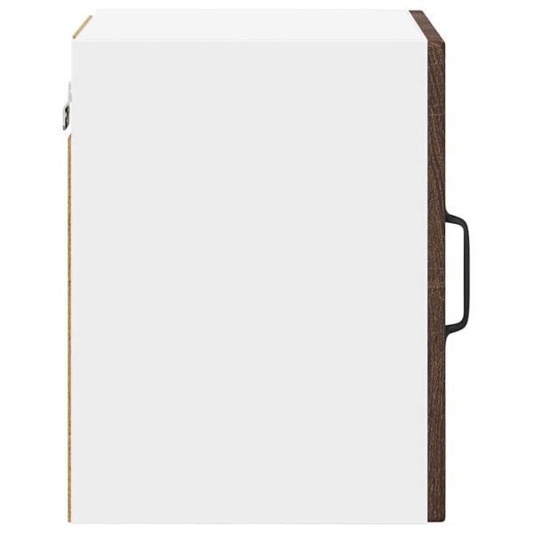 Küchenwandschrank mit Regal Braun Eichen-Optik 30 x 31 x 40 cm