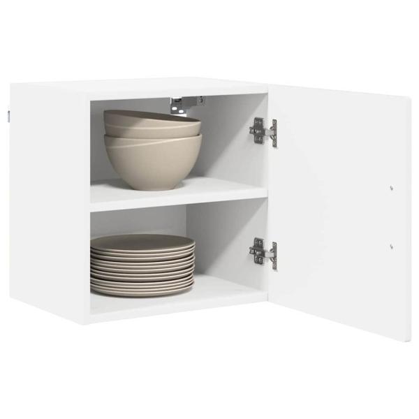 Küchenwandschrank mit Tür 2 pcs Hochglanz Weiß 40 x 31 x 40 cm