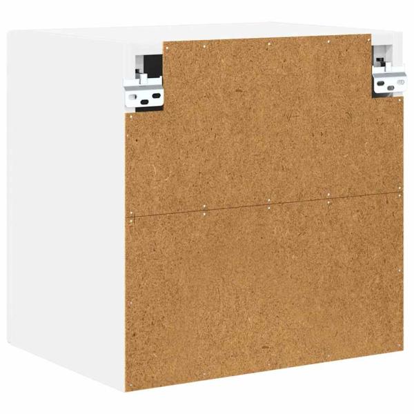 Küchenwandschrank mit Tür 2 pcs Hochglanz Weiß 40 x 31 x 40 cm
