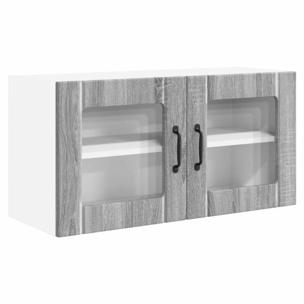 ARDEBO.de - Küchenwandschrank Graues Sonoma 80 x 31 x 40 cm Holzwerkstoff