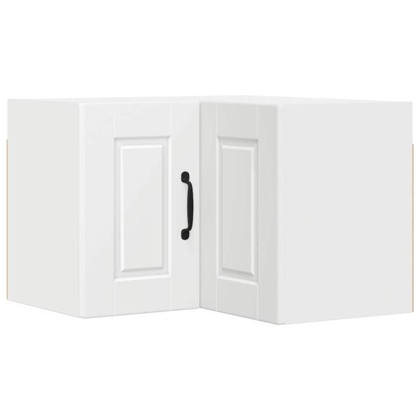 Küchenwandschrank mit Regal Weiß 57 x 57 x 40 cm Holzwerkstoff