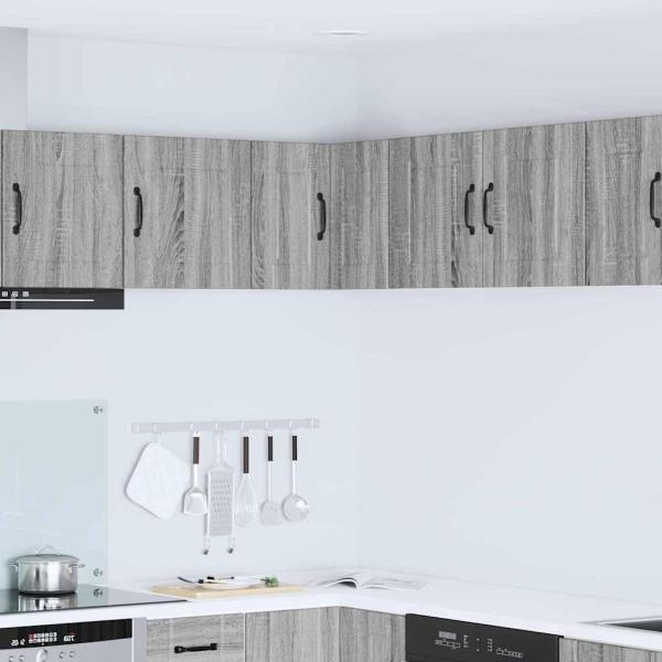 ARDEBO.de - Küchenwandschrank Graues Sonoma 57 x 57 x 40 cm Holzwerkstoff