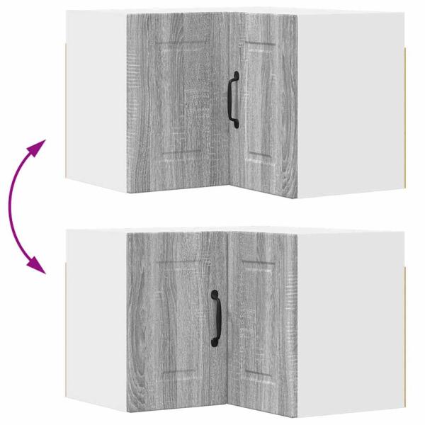 Küchenwandschrank Graues Sonoma 57 x 57 x 40 cm Holzwerkstoff