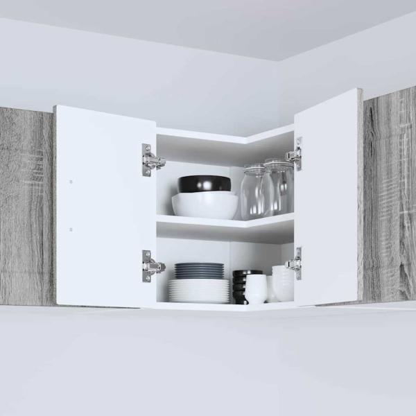 Küchenwandschrank Graues Sonoma 57 x 57 x 40 cm Holzwerkstoff