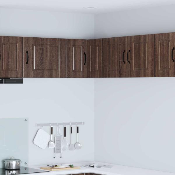 ARDEBO.de - Küchenwandschrank mit Regal Braun Eichen-Optik 57 x 57 x 40 cm