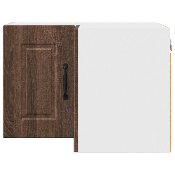 Küchenwandschrank mit Regal Braun Eichen-Optik 57 x 57 x 40 cm