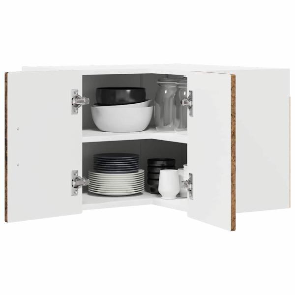 Küchenwandschrank mit Tür Altholz 57 x 57 x 40 cm Holzwerkstoff