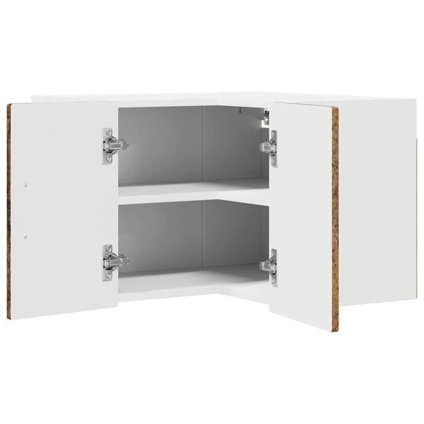 Küchenwandschrank mit Tür Altholz 57 x 57 x 40 cm Holzwerkstoff