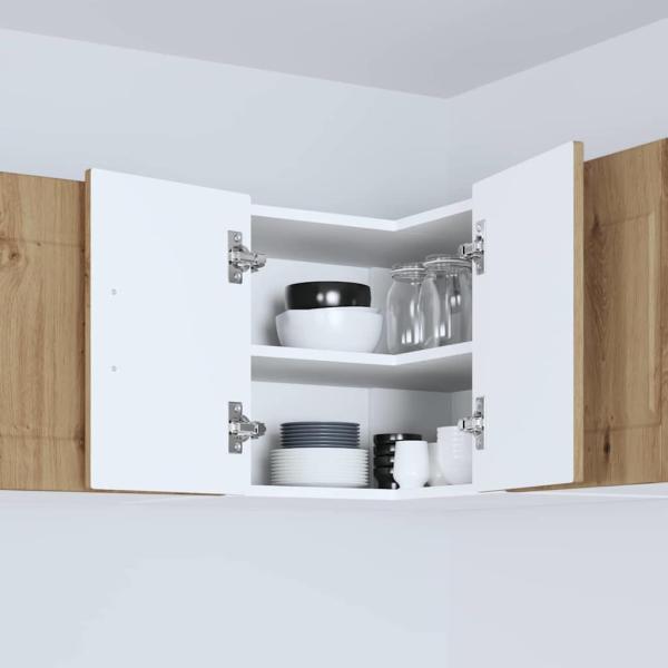 Küchenwandschrank Artisan-Eiche 57 x 57 x 40 cm Holzwerkstoff