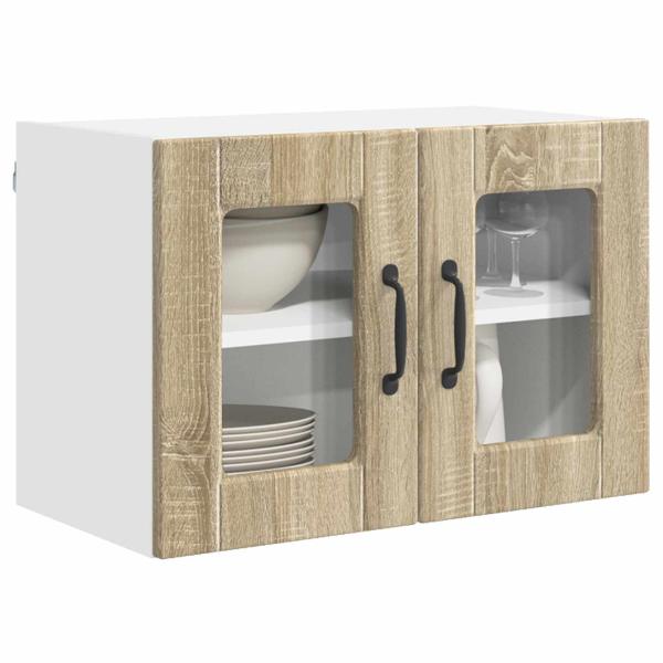 ARDEBO.de - Küchenwandschrank mit Regal 2 pcs Sonoma-Eiche 60 x 31 x 40 cm