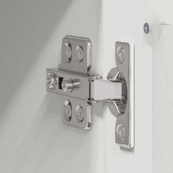 ARDEBO.de - Küchenwandschrank mit Tür 2 pcs Hochglanz Weiß 60 x 31 x 40 cm