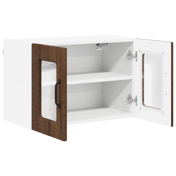Küchenwandschrank 2 pcs Braun Eichen-Optik 60 x 31 x 40 cm