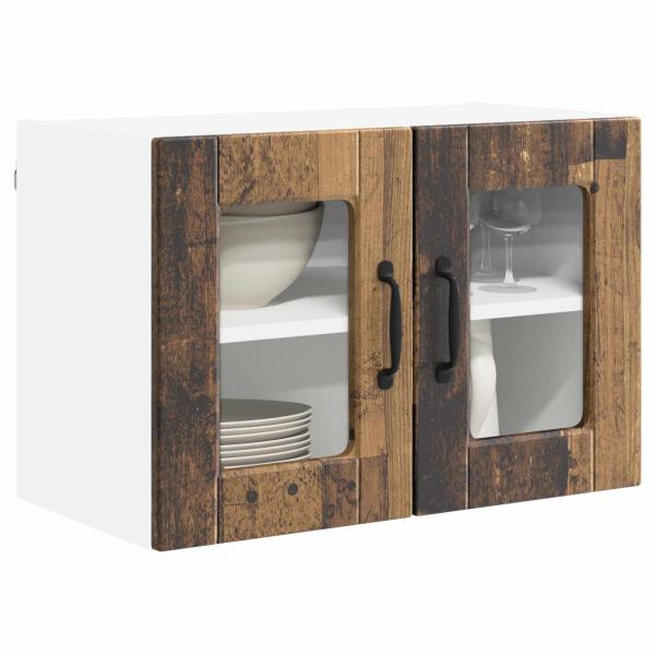 ARDEBO.de - Küchenwandschrank 2 pcs Altholz 60 x 31 x 40 cm Holzwerkstoff