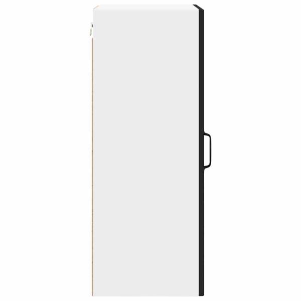 ARDEBO.de - Küchenwandschrank 2 pcs Schwarz 40 x 31 x 80 cm Holzwerkstoff