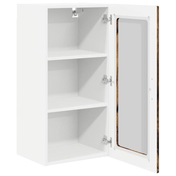Küchenwandschrank 2 pcs Geräucherte Eiche 40 x 31 x 80 cm