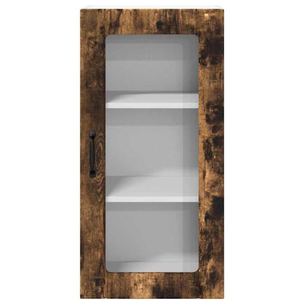 Küchenwandschrank 2 pcs Geräucherte Eiche 40 x 31 x 80 cm